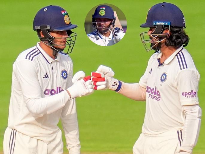 India vs West Indies Highlights 1st Test Day 1 Stumps KL Rahul Shubman Gill Get IND to 121 Of 2 vs WI after Bumrah Siraj shine with ball | IND vs WI, 1st Test Day 1 Stumps : KL राहुल लंगडताना दिसला; कुलदीप पॅड बांधून बॅटिंगसाठी नटला,पण...