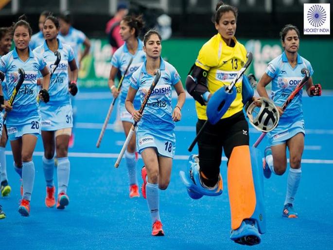 FIH Women's Hockey World Cup: Indian women keep challenge alive, hold america | FIH Women's Hockey World Cup : भारतीय महिलांना आव्हान राखण्यात यश, अमेरिकेला बरोबरीत रोखले FIH Women's Hockey World Cup: Indian women keep challenge alive, hold america | FIH Women's Hockey World Cup : भारतीय महिलांना आव्हान राखण्यात यश, अमेरिकेला बरोबरीत रोखले
