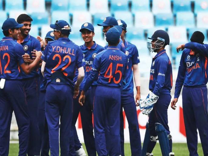 India vs Ireland U19 World Cup 2022 India beat Ireland by 174 runs qualify for Super League | १९ वर्षांखालील क्रिकेट विश्वचषक: भारत उपांत्यपूर्व फेरीत; एकतर्फी आयर्लंडचा फडशा