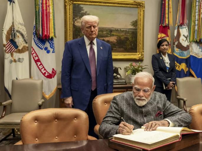 "What should PM Modi do with Bangladesh..."; Donald Trump gives India a free hand | "बांगलादेशचे काय करायचे हे पंतप्रधान मोदी..."; डोनाल्ड ट्रम्प यांनी भारताला मोकळीक दिली "What should PM Modi do with Bangladesh..."; Donald Trump gives India a free hand | "बांगलादेशचे काय करायचे हे पंतप्रधान मोदी..."; डोनाल्ड ट्रम्प यांनी भारताला मोकळीक दिली