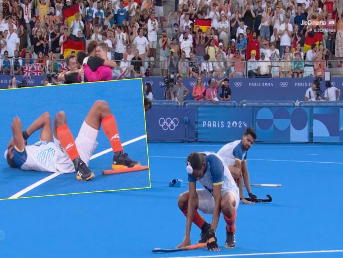 Paris Olympics 2024 updates in marathi Indian captain Harmanpreet Singh said, we had a dream to win the Gold Medal  | स्वप्न भंगले! "आम्हाला भारतात रिकाम्या हाताने परतायचे नाही", सर्व खेळाडू भावुक, वाचा सविस्तर Paris Olympics 2024 updates in marathi Indian captain Harmanpreet Singh said, we had a dream to win the Gold Medal  | स्वप्न भंगले! "आम्हाला भारतात रिकाम्या हाताने परतायचे नाही", सर्व खेळाडू भावुक, वाचा सविस्तर