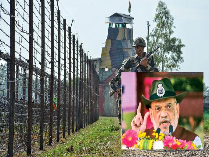 60 km fence on India-Pakistan border, will secure open spaces, Home Minister Amit Shah announced | भारत-पाक सीमेवर ६० किमीचे कुंपण, खुल्या जागा सुरक्षित करणार, गृहमंत्री आमित शाहांची घोषणा 60 km fence on India-Pakistan border, will secure open spaces, Home Minister Amit Shah announced | भारत-पाक सीमेवर ६० किमीचे कुंपण, खुल्या जागा सुरक्षित करणार, गृहमंत्री आमित शाहांची घोषणा