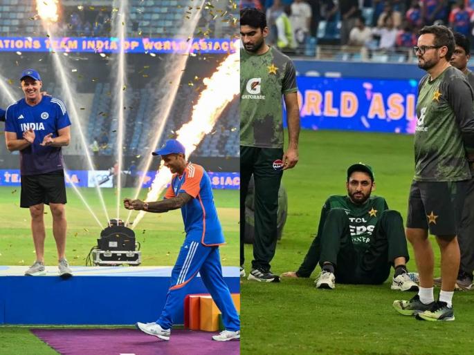Asia Cup 2025, Ind vs Pak Final : India's not taking the winning trophy could lead to trouble in the future; Pakistan's former captain Shoaib Malik lamented | भारताने ट्रॉफी न घेतल्याचा भविष्यात त्रास होऊ शकतो; पाकिस्तानचा बालिश बहु माजी कर्णधार बडबडला... 