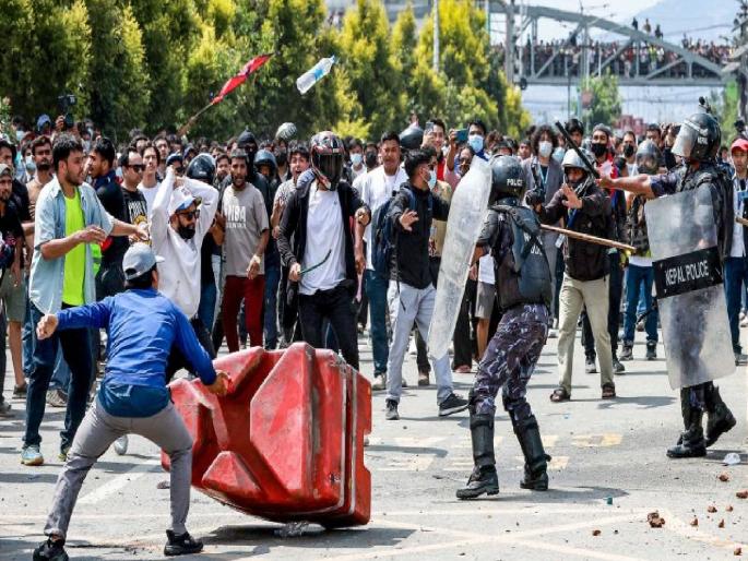 Exercise restraint India reaction on violent clashes in Nepal | "तरुणांच्या मृत्यूने दुःख, संयम राखा"; नेपाळमधील हिंसक आंदोलनावर भारताने व्यक्त केली चिंता Exercise restraint India reaction on violent clashes in Nepal | "तरुणांच्या मृत्यूने दुःख, संयम राखा"; नेपाळमधील हिंसक आंदोलनावर भारताने व्यक्त केली चिंता