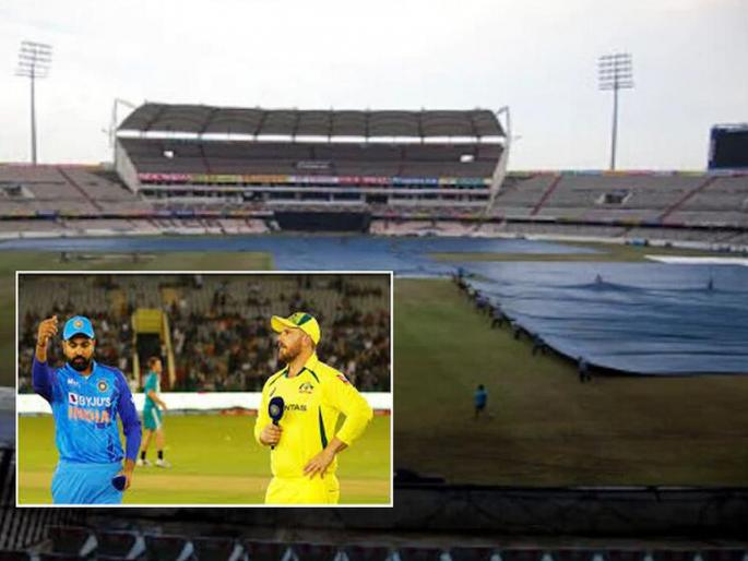 India-Australia 3rd T20 will be rained out, will there be a match or not? Information coming from Hyderabad | Ind vs Aus: भारत-ऑस्ट्रेलिया तिसऱ्या टी-२० वर पावसाचं सावट, सामना होणार की नाही? हैदराबादमधून येतेय अशी माहिती