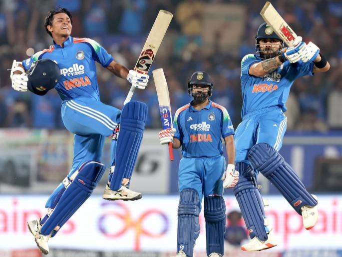IND vs SA Yashasvi Jaiswal Century Rohit Sharma And Virat Kohli Fifty India Win 3rd ODI Against South Africa Clinch Series 2-1 | 'यशस्वी' सेंच्युरी... 'रो-को'ची फिफ्टी! टीम इंडियानं दाबात जिंकली दक्षिण आफ्रिकेविरुद्धची वनडे मालिका