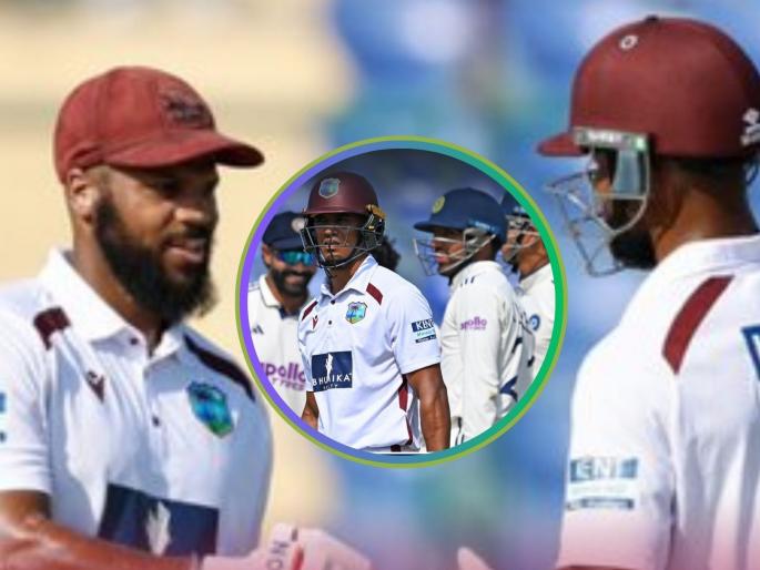 India vs West Indies 2nd Test Day 4 West Indies bowled out for 390 India need 121 to win Justin Greaves Jayden Seales Show Class After John Campbell Shai Hope Century | IND vs WI : दोन शतकवीरांसह शेपटीनं दमवलं! टीम इंडियावर चौथ्यांदा आली ही वेळ