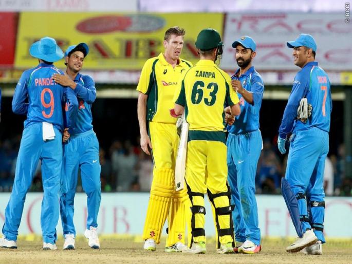 Six people suspected of betting on Bollywood in India vs Australia | भारत-ऑस्ट्रेलिया सामन्यावर सट्टा, बॉलिवूड अभिनेत्याच्या नातेवाईकासह सहा जण अटकेत