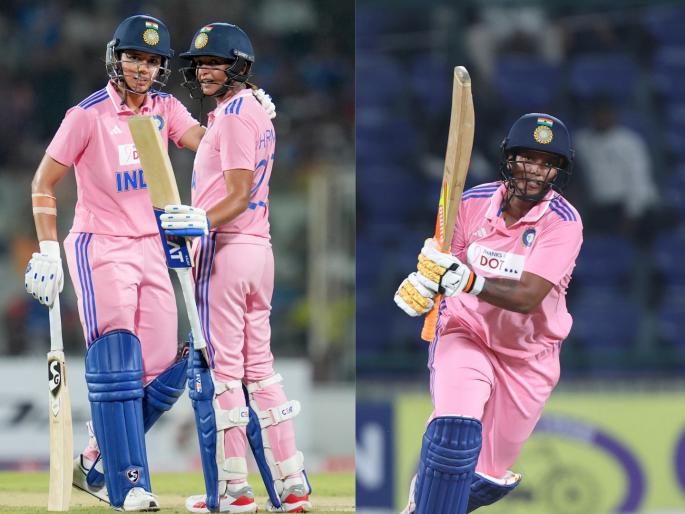 Smriti Mandhana's 125 Deepti Sharma's 72 and Harmanpreet Kaur's 52 went in vain as Australia beat India by 43 runs at the Arun Jaitley Stadium on Saturday and clinch ODI series | स्मृतीनं केली विक्रमांची 'बरसात'! ४१२ धावा करून ऑस्ट्रेलियाला भरलेली धडकी; एक इंज्युरी ब्रेक अन्...