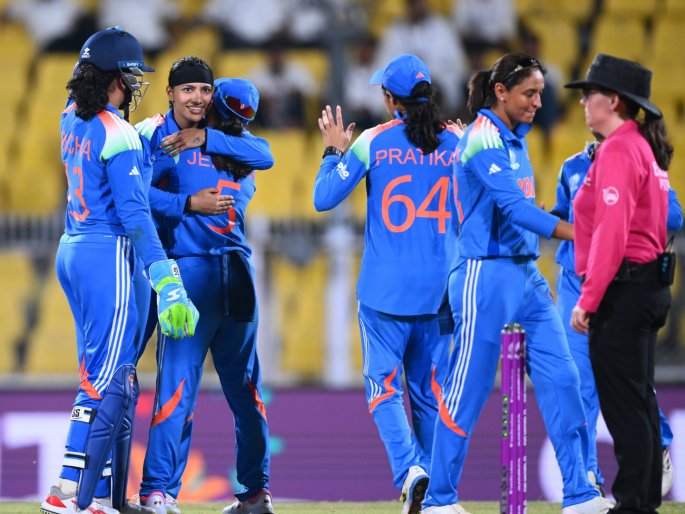India vs Sri Lanka Women’s ODI World Cup 2025 IND W Beats SL W By 58 Runs To Start Campaign On Winning Note | ICC Womens World Cup 2025 : टीम इंडियाची विजयी सलामी! दीप्ती-अमनजोतसह राणाचा अष्टपैलू बाणा