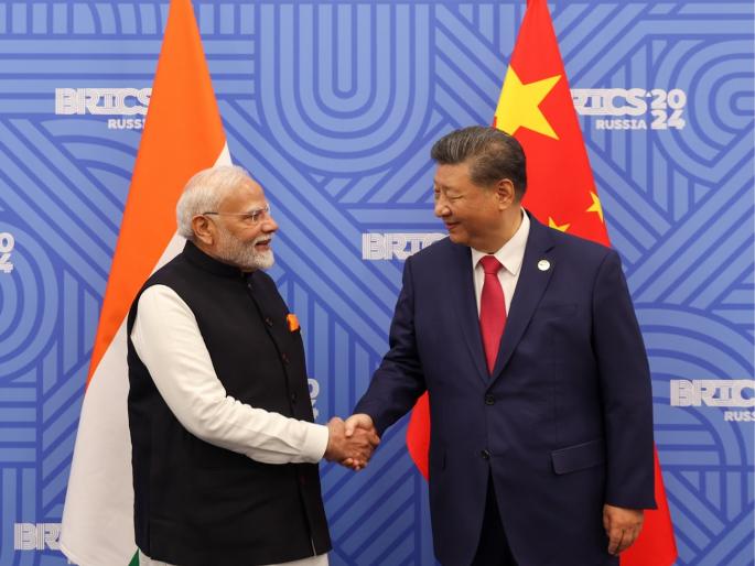 BRICS Summit 2024: 'Border peace a priority', 50-minute meeting between PM Modi and Xi Jinping | 'सीमेवरील शांततेला प्राधान्य', पंतप्रधान मोदी आणि शी जिनपिंग यांच्यात 50 मिनिटांची बैठक BRICS Summit 2024: 'Border peace a priority', 50-minute meeting between PM Modi and Xi Jinping | 'सीमेवरील शांततेला प्राधान्य', पंतप्रधान मोदी आणि शी जिनपिंग यांच्यात 50 मिनिटांची बैठक