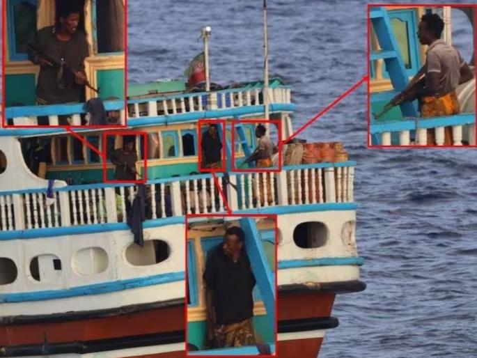 indian navy major operation in gulf of aden ins soumitra rescued iranian ship along with 19 pakistani nationals | भारतीय नौदलाचं मोठं ऑपरेशन; INS सुमित्राने 19 पाकिस्तानी नागरिकांसह इराणी जहाज वाचवलं indian navy major operation in gulf of aden ins soumitra rescued iranian ship along with 19 pakistani nationals | भारतीय नौदलाचं मोठं ऑपरेशन; INS सुमित्राने 19 पाकिस्तानी नागरिकांसह इराणी जहाज वाचवलं