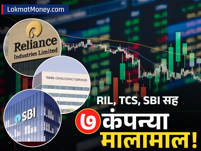 Top 10 Companies Gain ₹1.28 Lakh Crore in Market Cap; RIL and Bharti Airtel Lead the Rally | शेअर बाजारात पैशांचा पाऊस! टॉप १० पैकी ७ कंपन्यांना १.२८ लाख कोटींचा फायदा; सर्वाधिक कमाई कोणाची?