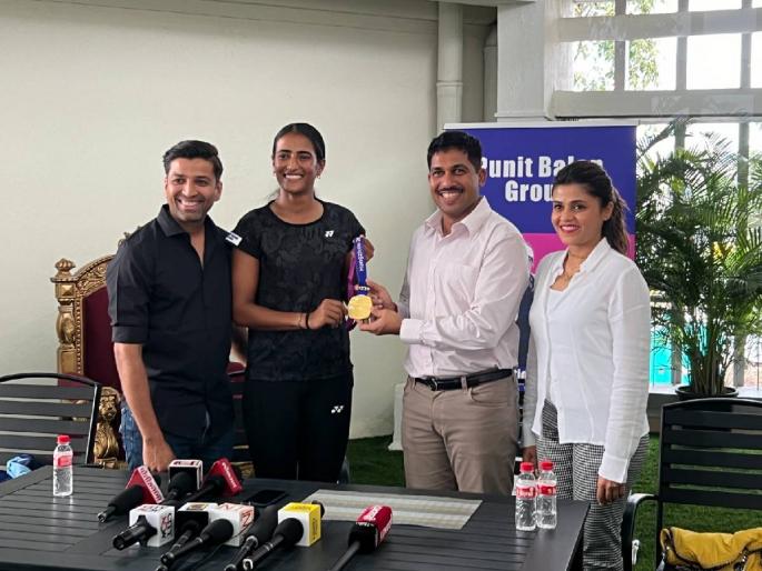 Indian tennis star Rutuja Bhosle won mixed doubles gold medal with Rohan Bopanna in asian games 2023 and after that my next target is Olympics, she said  | आशियाई क्रीडा स्पर्धेतील 'सुवर्ण' पदक विजेत्या ऋतुजा भोसलेचे लक्ष्य ऑलिम्पिक!   Indian tennis star Rutuja Bhosle won mixed doubles gold medal with Rohan Bopanna in asian games 2023 and after that my next target is Olympics, she said  | आशियाई क्रीडा स्पर्धेतील 'सुवर्ण' पदक विजेत्या ऋतुजा भोसलेचे लक्ष्य ऑलिम्पिक!