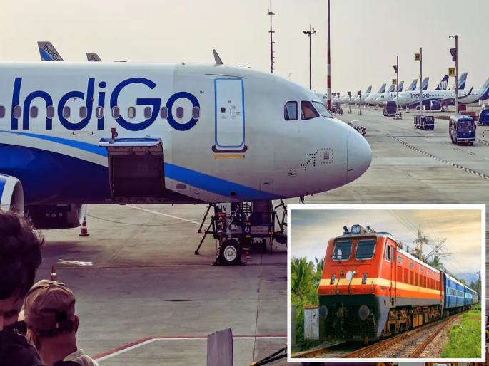 IndiGo flight crisis, Railways takes charge, increases 116 coaches in 37 trains, special trains will run between these two stations | इंडिगो विमान संकट, रेल्वेने मोर्चा सांभाळला, ३७ ट्रेनमध्ये वाढवले ११६ डबे, या दोन स्टेशनदरम्यान धावणार विशेष ट्रेन