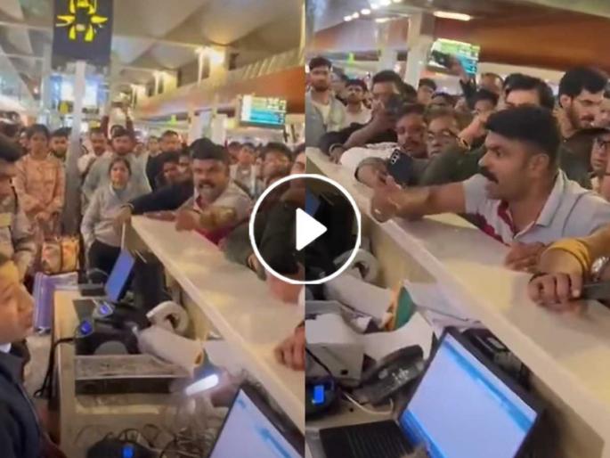 Why are IndiGo flights getting cancelled today IndiGo crew shortage real reason father asking sanitary pad IndiGo viral video IndiGo passengers stuck at airport | "माझ्या मुलीला सॅनिटरी पॅड द्या!" बापाची विनंती... इंडिगो कर्मचाऱ्याने दिला भयानक प्रतिसाद