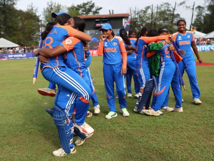 IND Vs SA Women U19 T20 World Cup Final 2025: Indian women's team wins Under-19 World Cup by defeating South Africa | भारताच्या लेकींची कमाल, दक्षिण आफ्रिकेला नमवत सलग दुसऱ्यांदा जिंकला १९ वर्षांखालील विश्वचषक