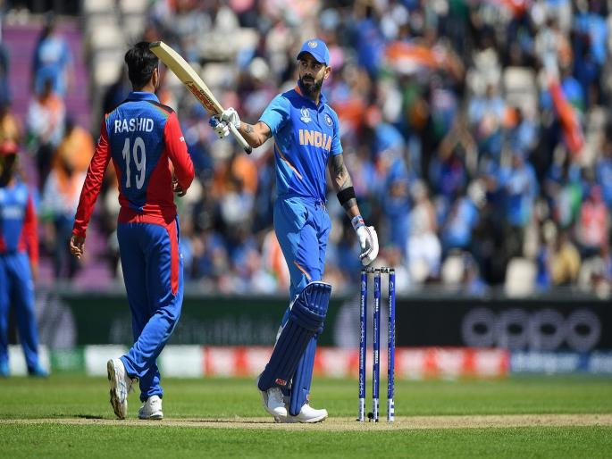 India Vs Afghanistan : Third consecutive half-century for Virat Kohli; Equal Mohammad Azharuddin 1992 record | India Vs Afghanistan Latest : विराट कोहलीची 27 वर्षांपूर्वीच्या विक्रमाशी बरोबरी