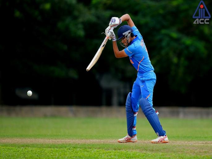Women Emerging Asia cup; India beat Pakistan by 7 wickets | India vs Pakistan : भारताचा दणदणीत विजय, पाकिस्तानवर ओढावली नामुष्की