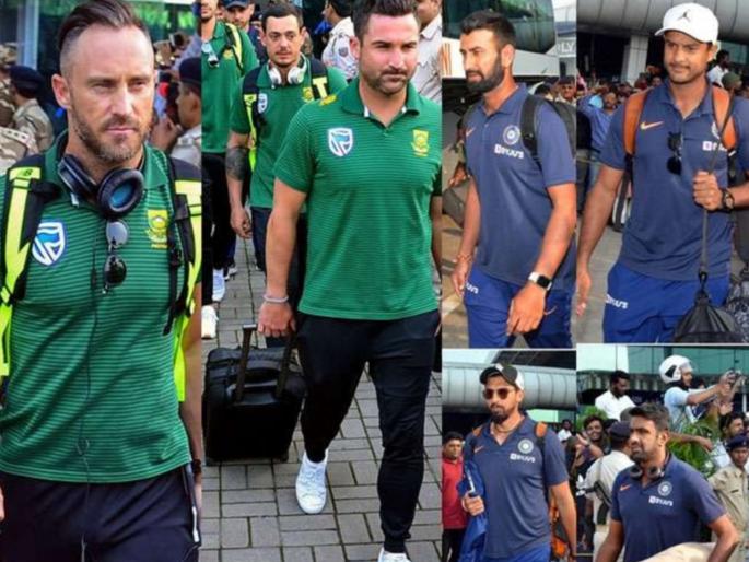 India vs South Africa, 3rd Test : South Africa team reached Ranchi for 3rd Test, but only five member's of team India touch ranchi | India vs South Africa, 3rd Test : आफ्रिकेचा संघ, तर भारताचे पाचच खेळाडू रांचीत दाखल, जाणून घ्या कारण