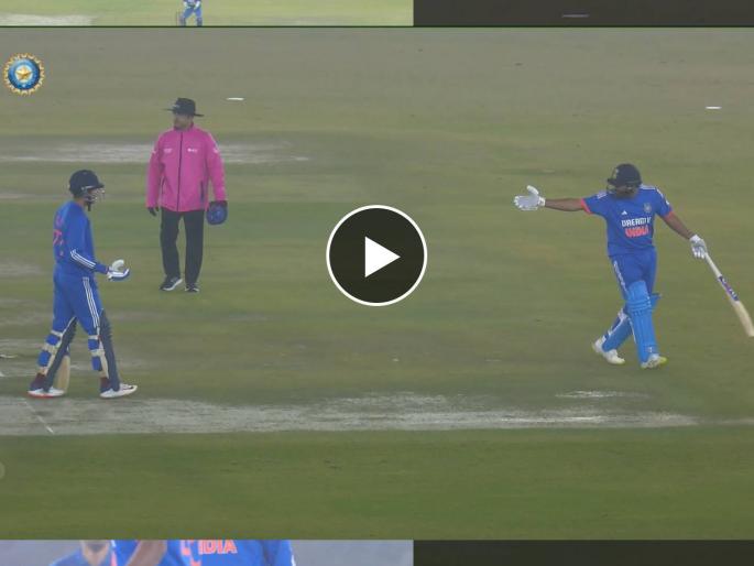 India vs Afghanistan 1st T20I Marathi Update : Rohit Sharma runout for a duck. The argument with Shubman Gill mid-pitch, Video | Video : रोहित शर्माला राग अनावर झाला, Live मॅचमध्ये शुबमन गिलवर भडकला; चांगलाच झापला