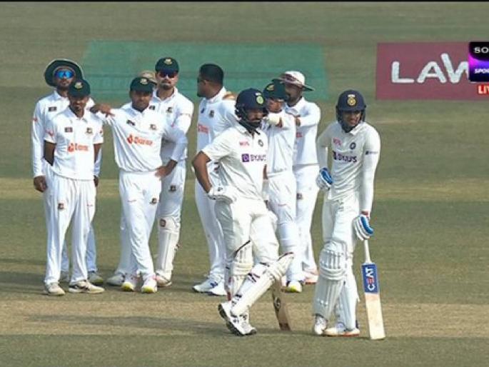 IND vs BAN, 1st Test : DRS is down so the third umpire is unable to check the decision against Shubman Gill | IND vs BAN, 1st Test : शुभमन गिलच्या विकेटसाठी DRS; तिसऱ्या अम्पायरच्या उत्तराने बांगलादेशी खेळाडू उडाले