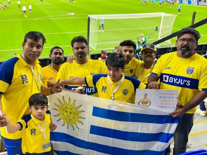 Fifa World Cup: Hero Indian Super League colours add local flavour at the FIFA World Cup 2022 | Fifa World Cup : फिफा वर्ल्ड कप २०२२ मध्ये दिसतायेत हिरो इंडियन सुपर लीगचे रंग...   Fifa World Cup: Hero Indian Super League colours add local flavour at the FIFA World Cup 2022 | Fifa World Cup : फिफा वर्ल्ड कप २०२२ मध्ये दिसतायेत हिरो इंडियन सुपर लीगचे रंग...