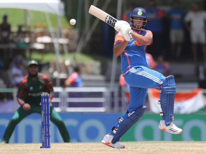 T20 World Cup 2024 IND vs BAN Live Marathi : Hardik Pandya's thunderous batting! Indian team set 197 runs target against Bangladesh  | IND vs BAN Live : हार्दिक पांड्याची तुफान फटकेबाजी! भारतीय संघाचे बांगलादेशसमोर तगडे लक्ष्य 