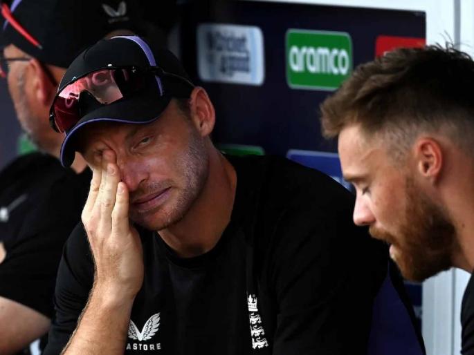 T20 World Cup 2024 ENG vs NAM Live -England beat Namibia and stay in Super 8 race, Australia and rain will decide the future of the defending champions | इंग्लंडचा Super 8 चा दावा कायम, पण ऑस्ट्रेलिया अन् पाऊस ठरवणार गतविजेत्यांचं भविष्य! 