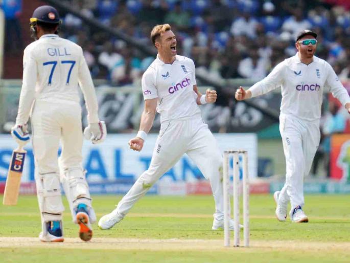 ind vs Eng 2nd test live score board  : Jimmy Anderson sets a new record as the oldest pace bowler to participate in a Test match in India  | IND vs ENG 2nd Test : जेम्स अँडरसनने मोडला ७२ वर्षांपूर्वीचा लाला अमरनाथ यांचा विक्रम; १९५२ मध्ये घडलेलं असं  