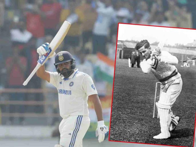 India Vs England 3rd Test match Day 1 Live Scorecard - Rohit Sharma ( 36y 291d) became a Oldest Indian Captain to score Century in Test, he break 73yr old Record  | रोहित शर्मा 'Oldest' कर्णधार ठरला; विजय हजारे यांचा ७३ वर्ष जुना विक्रम मोडला 