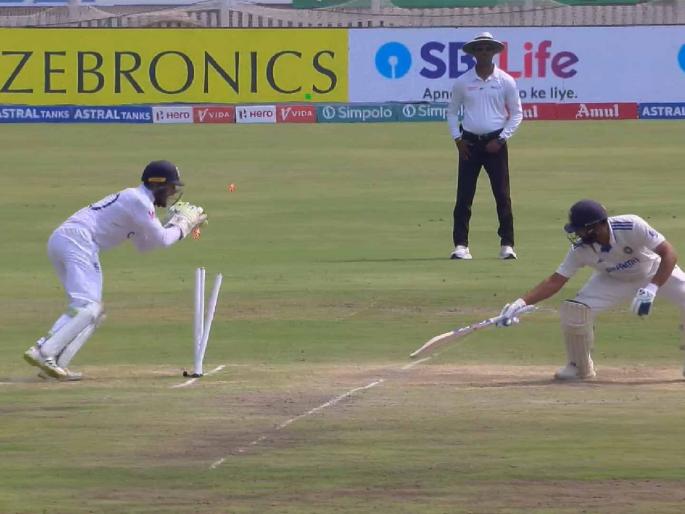 India vs England 4th Test Live Update Day 4 Marathi News :  Tom Hartley ends Rohit Sharma's stay at 55, INDIA 99/2, need 93 runs to win, Rohit became a sixth Indian captains with a 50+ score in the 4th innings of a home Test | IND vs ENG 4th Test : रोहित शर्माची कॅप्टन इनिंग! नोंदवला विक्रम, पण टीम इंडिया अडचणीत