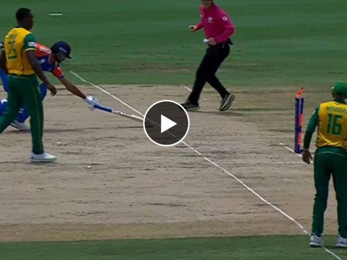 India vs South Africa World Cup T20 final 2024 Live Match Scorecard - What a throw by Quinton De Kock. Axar Patel ( 47) falls, huge wicket for South Africa, Video  | नजर हटी, दुर्घटना घटी! Axar Patel ने हलक्यात घेतले, क्विंटन डी कॉकने त्याला माघारी पाठवले