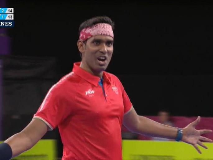 Commonwealth Games 2022 : Indian men's table tennis team infinal and assure India another medal! The defending champions beat Nigeria 3-0 in the semis and will now face Singapore in the final | Commonwealth Games 2022 : गतविजेत्या टेबल टेनिस संघाचा पराक्रम, नायजेरियाला नमवून पक्कं केलं आणखी एक पदक! Commonwealth Games 2022 : Indian men's table tennis team infinal and assure India another medal! The defending champions beat Nigeria 3-0 in the semis and will now face Singapore in the final | Commonwealth Games 2022 : गतविजेत्या टेबल टेनिस संघाचा पराक्रम, नायजेरियाला नमवून पक्कं केलं आणखी एक पदक!