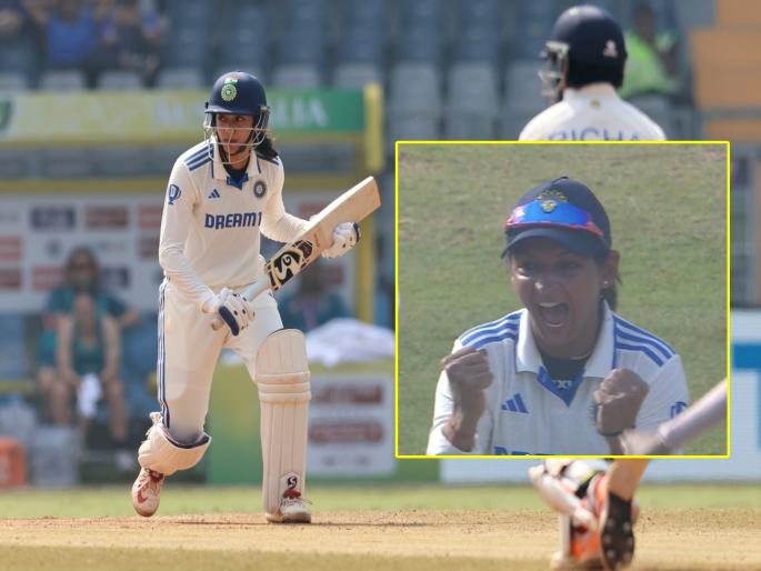 INDW vs AUSW Test Match Team India led by Harmanpreet Kaur beat Australia by 8 wickets, Sneh Rana took 7 wickets and Pooja Vastrakar took 5 wickets, Smriti Mandhana and Deepti Sharma played superbly  | INDW vs AUSW: भारताचा ऑस्ट्रेलियावर ऐतिहासिक विजय; कांगारूंना नमवून भारताने 'कसोटी' जिंकलीच