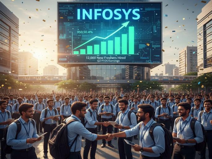 Staff reduction in tech sector but Infosys is recruiting freshers in droves 12000 people have been hired 8000 vacancies still remain | टेक सेक्टरमध्ये कर्मचारी कपात, पण Infosys मध्ये 'फ्रेशर्स'ची भरती जोरात; १२ हजार जणांना नोकरी, आताही ८००० वेकन्सी
