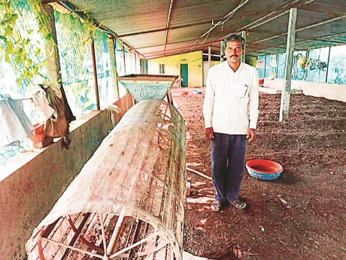 Grassroot Innovator: Manufacturing of labor and money-saving seperation for vermicompost fertilizers by farmer | ग्रासरूट इनोव्हेटर : शेतकऱ्याने केली श्रम व पैसा वाचवणारी गांडूळ खत चाळणीची निर्मिती Grassroot Innovator: Manufacturing of labor and money-saving seperation for vermicompost fertilizers by farmer | ग्रासरूट इनोव्हेटर : शेतकऱ्याने केली श्रम व पैसा वाचवणारी गांडूळ खत चाळणीची निर्मिती