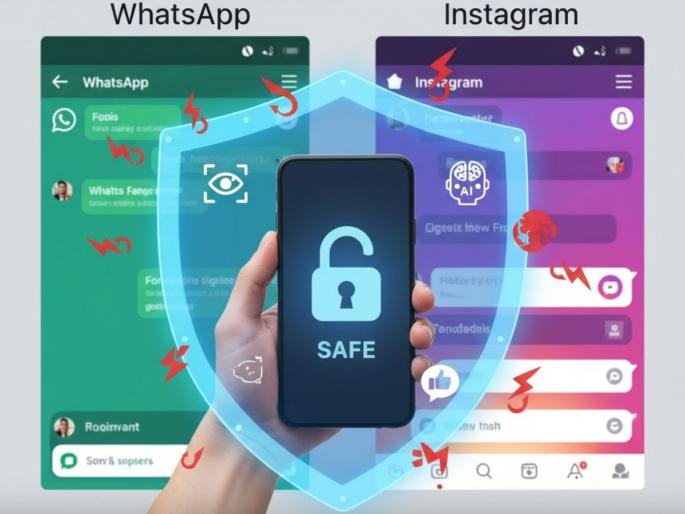 meta rolls out new features across whatsapp and instagram to combat online scams and fraud | भारी! WhatsApp, Instagram चॅटिंग होणार सुरक्षित; स्कॅम रोखण्यासाठी मेटाने आणलं नवीन टूल