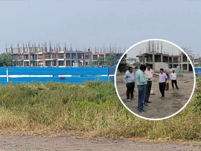A blow to Lloyds, construction stopped on verbal orders from sub-divisional officials | लोकमतचा दणका; लॉयड्सला झटका, उपविभागीय अधिकाऱ्यांच्या मौखिक आदेशाने बांधकाम बंद A blow to Lloyds, construction stopped on verbal orders from sub-divisional officials | लोकमतचा दणका; लॉयड्सला झटका, उपविभागीय अधिकाऱ्यांच्या मौखिक आदेशाने बांधकाम बंद