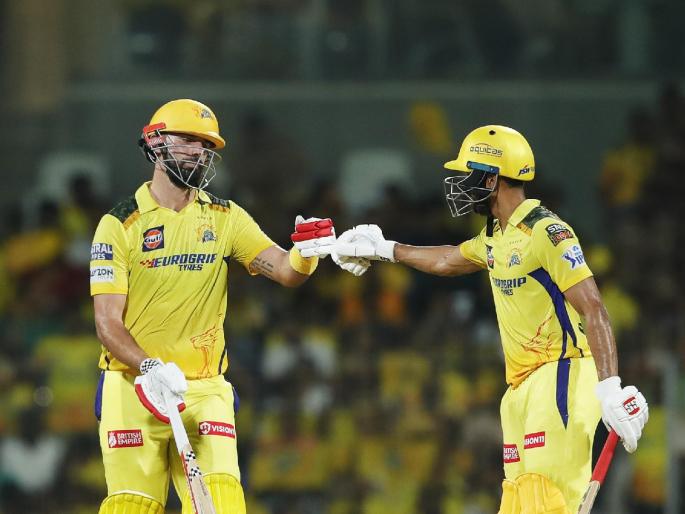 IPL 2024 CSK vs SRH Live Match Updates In Marathi Chennai Super Kings set Sunrisers Hyderabad a target of 213 to win, with Rituraj Gaikwad scoring 98 and Daryl Mitchell scoring 52 | IPL 2024 CSK vs SRH : ऋतु'राज'! मराठमोळ्या गायकवाडचे शतक थोडक्यात हुकले; CSK ने धावांचा डोंगर उभारला