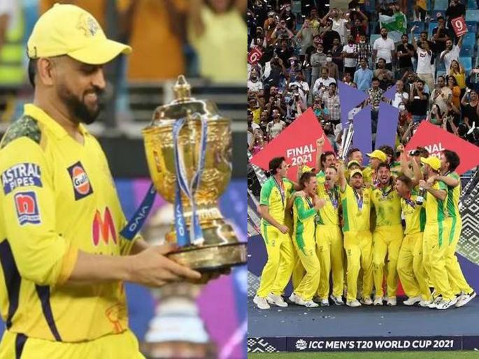 T20 World Cup Vs IPL Price comparison: Australia got Rs 12 crore, but less than runners-up in IPL 2021 | T20 World Cup Vs IPL: टी-20 वर्ल्डकप जिंकून ऑस्ट्रेलियाला 12 कोटी मिळाले, तरी आयपीएलच्या उपविजेत्यापेक्षा कमीच