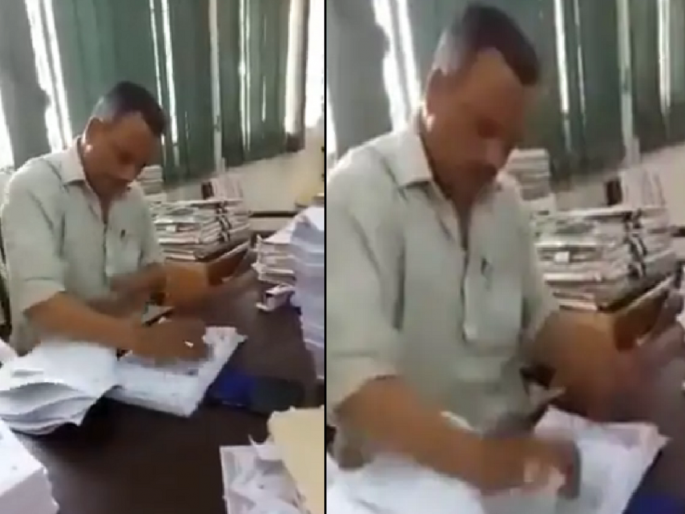 Video: IPS officer Rupin Sharma surprised seeing speed of government employee | Video: सरकारी कर्मचाऱ्याच्या कामाचा वेग पागून IPS अधिकारी झाला अवाक्, म्हणाले... Video: IPS officer Rupin Sharma surprised seeing speed of government employee | Video: सरकारी कर्मचाऱ्याच्या कामाचा वेग पागून IPS अधिकारी झाला अवाक्, म्हणाले...