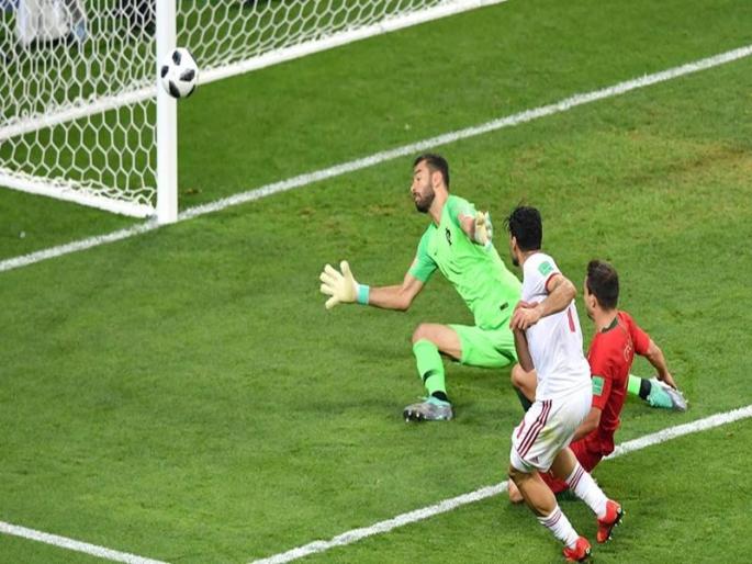 Fifa Football World Cup 2018: Iran pauses Portugal | Fifa Football World Cup 2018 : इराणने पोर्तुगालला बरोबरीत रोखले Fifa Football World Cup 2018: Iran pauses Portugal | Fifa Football World Cup 2018 : इराणने पोर्तुगालला बरोबरीत रोखले
