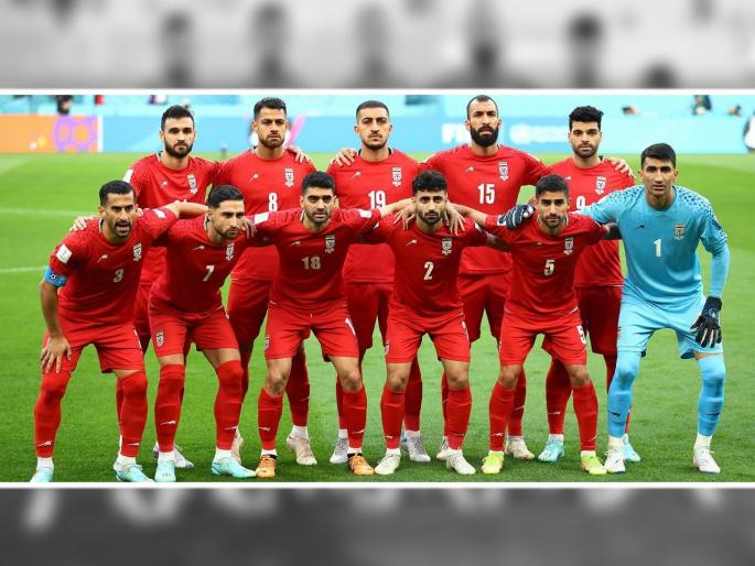 Iran team refuses to sing national anthem in FIFA world cup 2022 opening game against England ENG vs IRN | ENG vs IRN, FIFA World Cup 2022: ईराणच्या फुटबॉल संघाने मॅचआधी नाही गायलं राष्ट्रगीत, कारण... Iran team refuses to sing national anthem in FIFA world cup 2022 opening game against England ENG vs IRN | ENG vs IRN, FIFA World Cup 2022: ईराणच्या फुटबॉल संघाने मॅचआधी नाही गायलं राष्ट्रगीत, कारण...