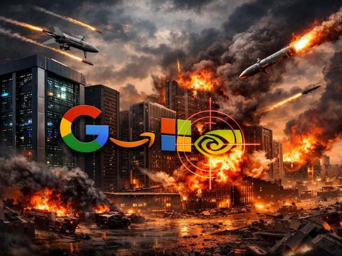 Iran Warning attacks in Google, Amazon, Microsoft, Nvidia Offices In Middle East include declares US-Israeli economic, banking interests are targets | आता तेल नव्हे तर अमेरिकन टेक साम्राज्यावर हल्ल्याचं संकट; इराणची मोठी धमकी, 'या' परिसरापासून १ किमी दूर राहा Iran Warning attacks in Google, Amazon, Microsoft, Nvidia Offices In Middle East include declares US-Israeli economic, banking interests are targets | आता तेल नव्हे तर अमेरिकन टेक साम्राज्यावर हल्ल्याचं संकट; इराणची मोठी धमकी, 'या' परिसरापासून १ किमी दूर राहा