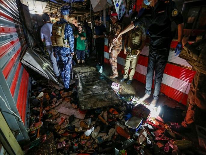 A suicide bomber has killed at least 35 Iraqi people and wounded more than 60 others | Suicide Bomb Attack: ईदपूर्वी इराकमध्ये आत्मघातकी हल्ला, 35 जणांचा मृत्यू तर 60 पेक्षा जास्त जखमी A suicide bomber has killed at least 35 Iraqi people and wounded more than 60 others | Suicide Bomb Attack: ईदपूर्वी इराकमध्ये आत्मघातकी हल्ला, 35 जणांचा मृत्यू तर 60 पेक्षा जास्त जखमी