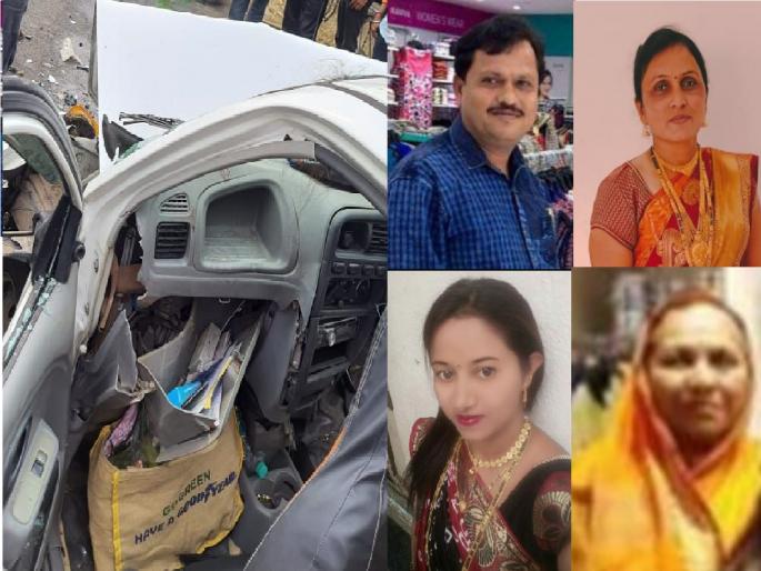 Four killed in car accident near Islampur, Dead in Karad taluka | Accident: इस्लामपूर जवळ तिहेरी अपघात, एकाच कुटुंबातील तिघे ठार Four killed in car accident near Islampur, Dead in Karad taluka | Accident: इस्लामपूर जवळ तिहेरी अपघात, एकाच कुटुंबातील तिघे ठार