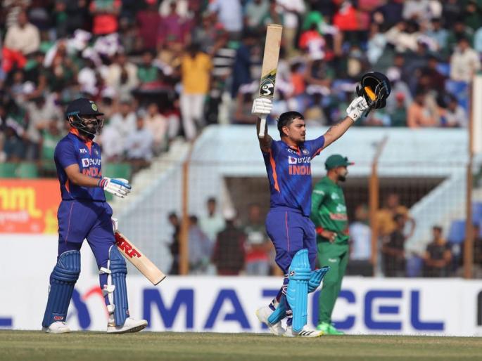 Lost two matches in a row, but beat Bangladesh in the last match... Ishan kishan double hundred | सलग दोन सामने गमावले, पण अखेरच्या सामन्यात बांगलादेशला तुडवले... इशानदार!