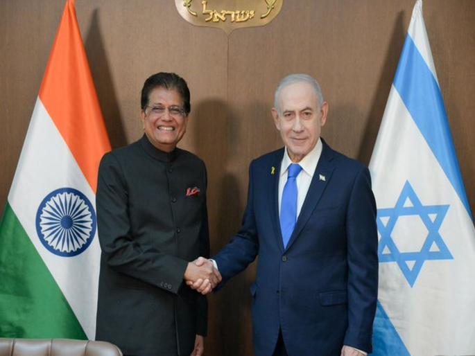 Minister Piyush Goyal meets Israeli President, Prime Minister; Focus on further strengthening partnership with India Isreal | इस्रायलचे राष्ट्रपती, पंतप्रधानांची मंत्री गोयल यांनी घेतली भेट; भागीदारी अधिक बळकट करण्यावर भर