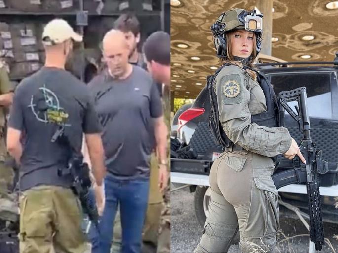 Israel soldiers' enthusiasm high! Former Prime Minister Benet Naftali also took up arms, model of Only Fans... | इस्रायल सैनिकांचा जोश हायवर! माजी पंतप्रधानांनी देखील शस्त्र हाती घेतले, ओन्ली फॅन्सचीही मॉडेल... Israel soldiers' enthusiasm high! Former Prime Minister Benet Naftali also took up arms, model of Only Fans... | इस्रायल सैनिकांचा जोश हायवर! माजी पंतप्रधानांनी देखील शस्त्र हाती घेतले, ओन्ली फॅन्सचीही मॉडेल...